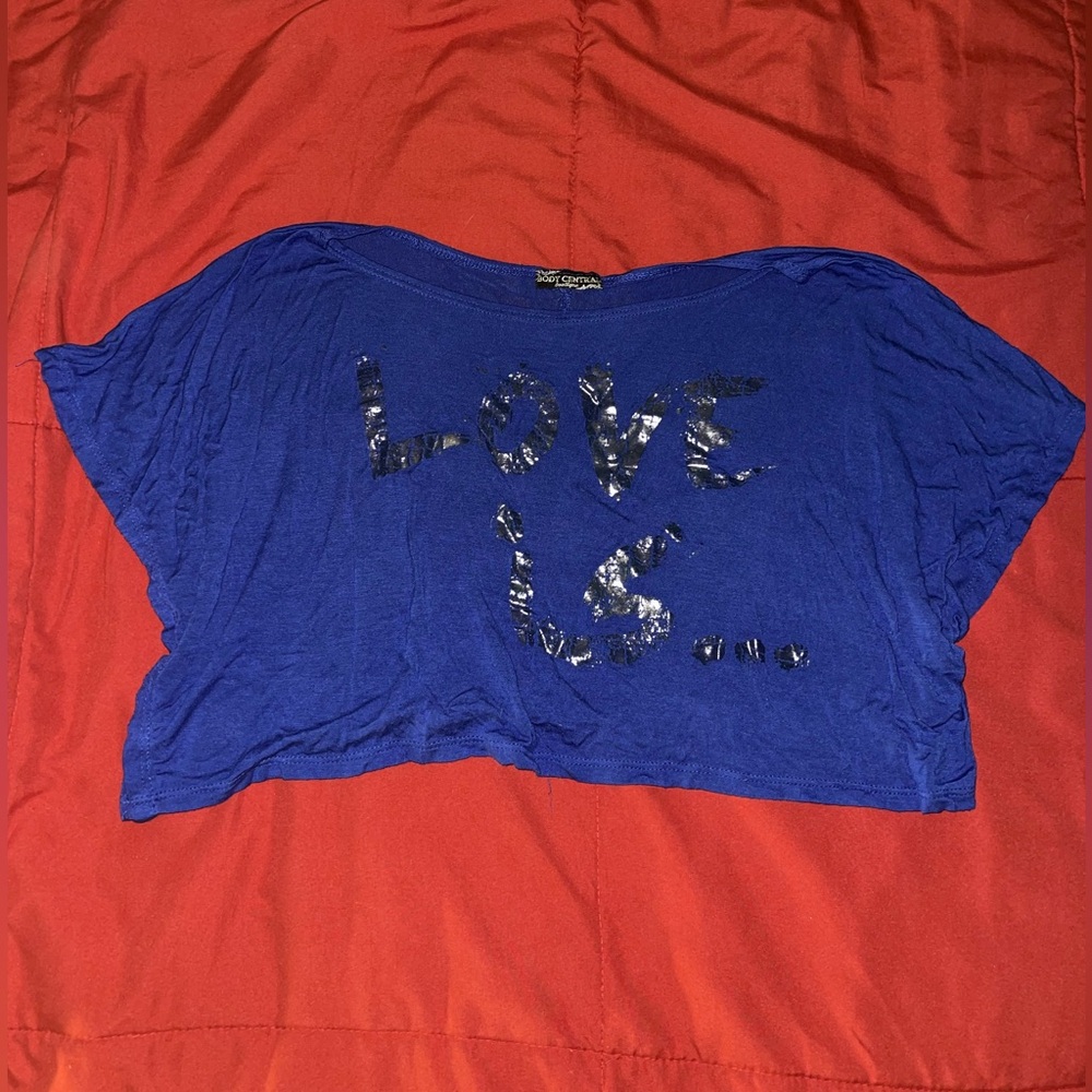 “Love is…” Crop Top